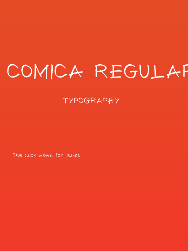 Comica Regular 1 Poster