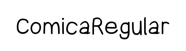 Comica Regular  Free Fonts Download