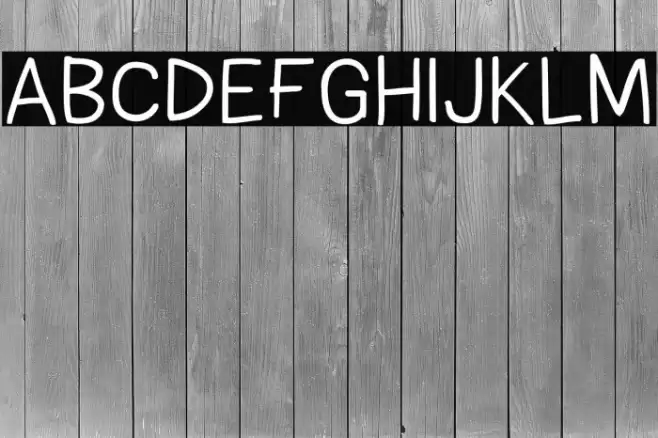 Comica Regular Font examples