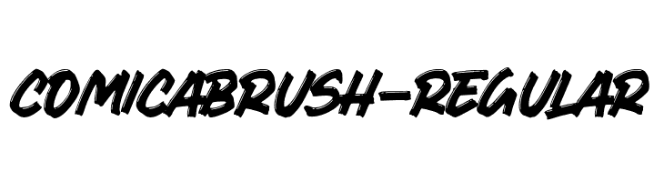 ComicaBrush-Regular  Descarca Fonturi Gratis