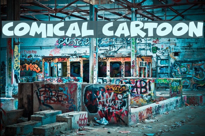 Comical Cartoon Font examples