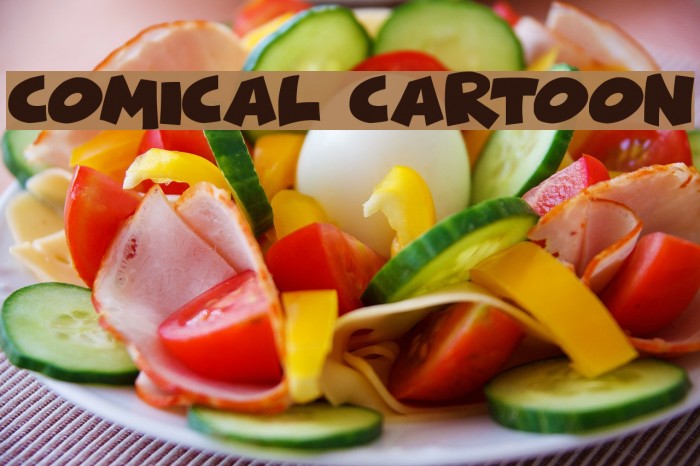Comical Cartoon Font examples