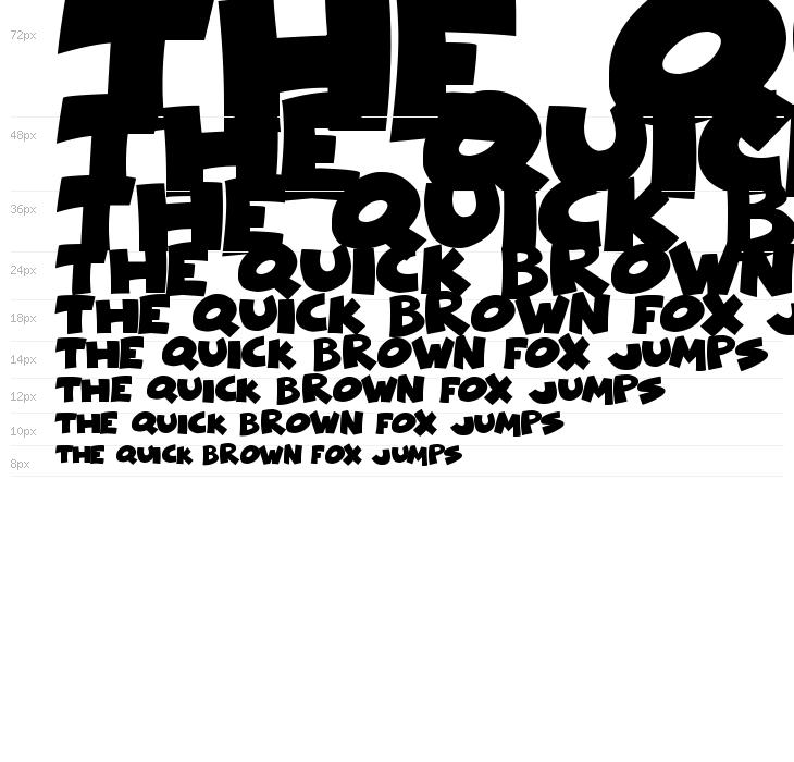 Comical Cartoon Waterfall