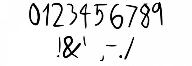 Comical Power Regular Font OTHER CHARS