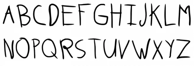 Comical Power Regular Font UPPERCASE