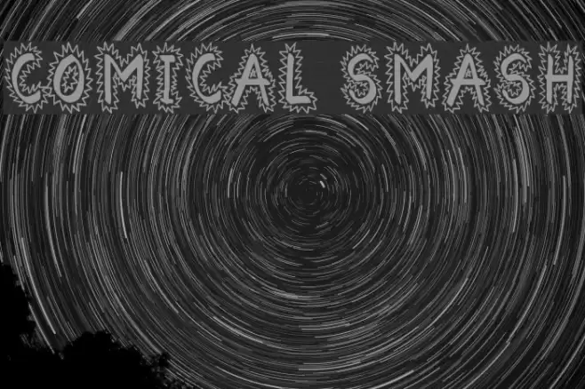 Comical Smash Font examples