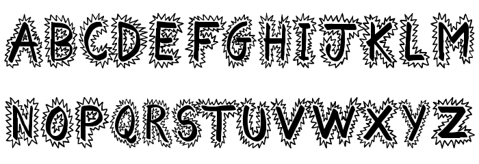 Comical Smash Font LOWERCASE