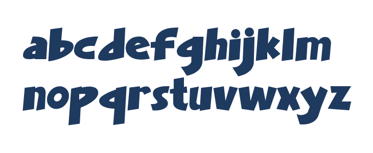 Comical Sound Lowercase