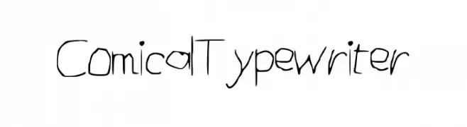 ComicalTypewriter  Descarca Fonturi Gratis