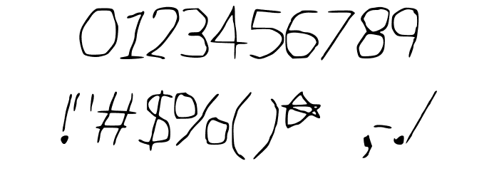 ComicalTypewriter Font OTHER CHARS