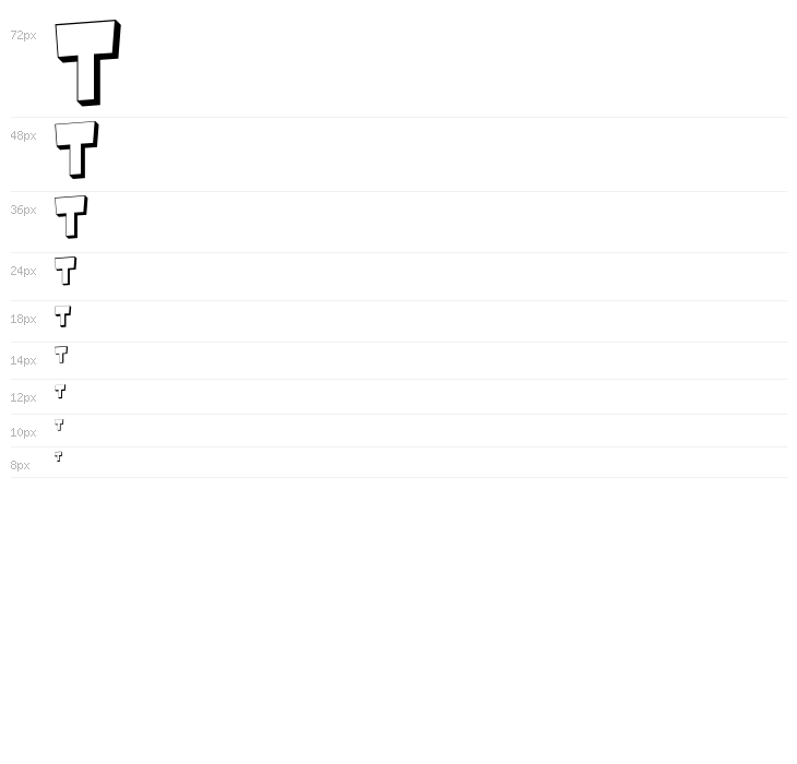 Comicartoon 3D Extrude Waterfall