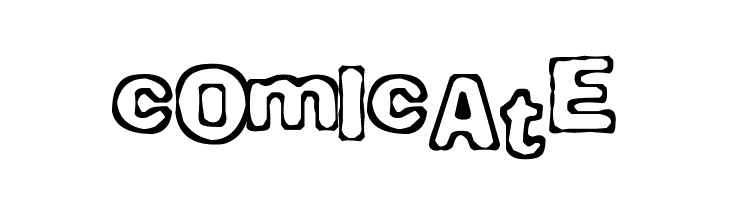 Comicate  Скачать бесплатные шрифты