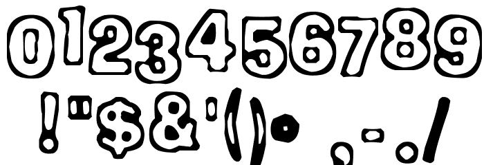 Comicate Font OTHER CHARS