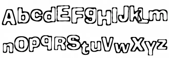 Comicate Font Litere mici