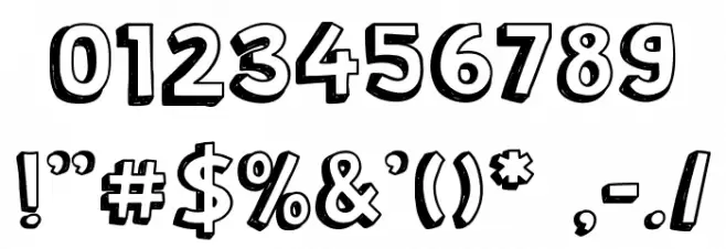 Comication Font OTHER CHARS