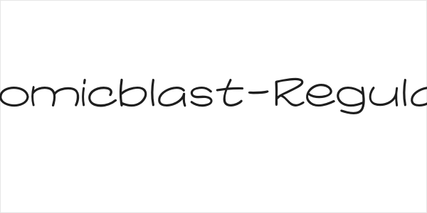 Comicblast-Regular Logo
