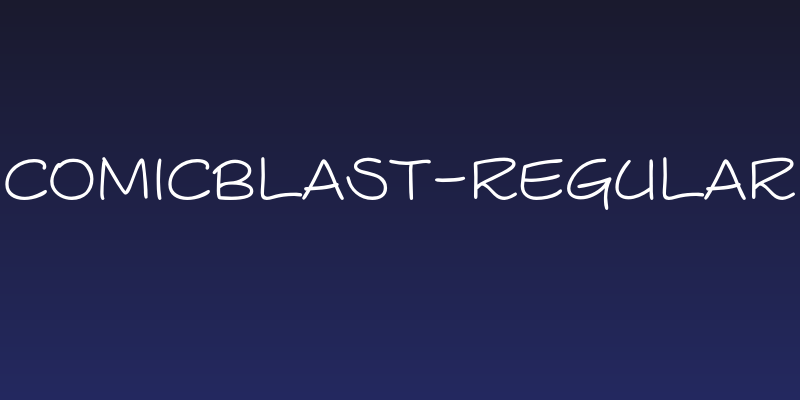 Comicblast-Regular Social Header