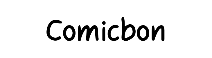 Comicbon  font caratteri gratis