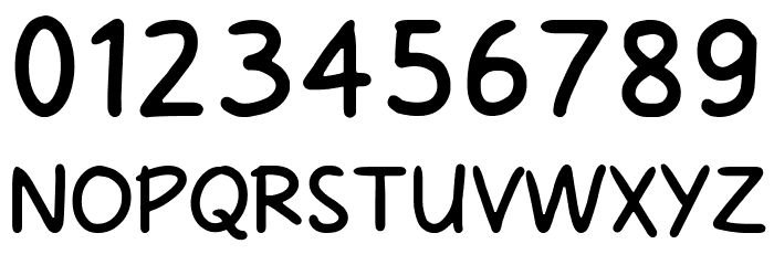 Comicbon Schriftart Anderer Schreiben
