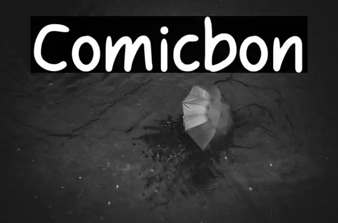 Comicbon Font examples
