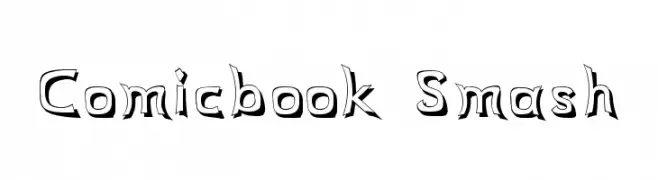 Comicbook Smash  Frei Schriftart Herunterladen