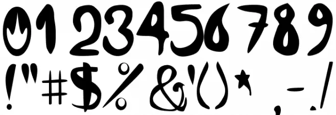 Comiccity Font OTHER CHARS