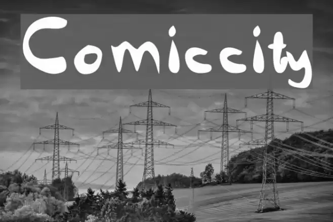 Comiccity Font examples