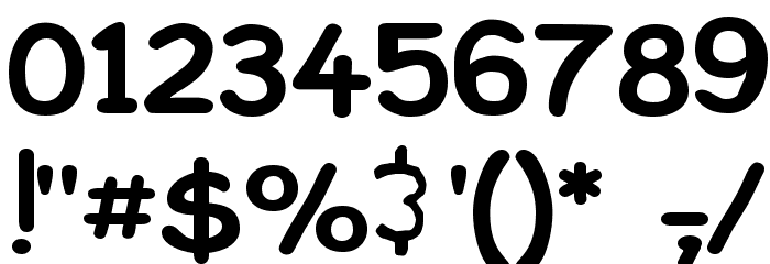 ComickBook Caps Font OTHER CHARS