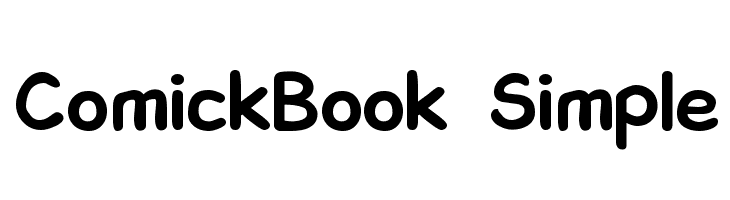 ComickBook Simple Font