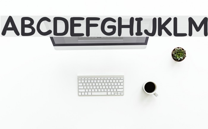 ComickBook Simple Font examples