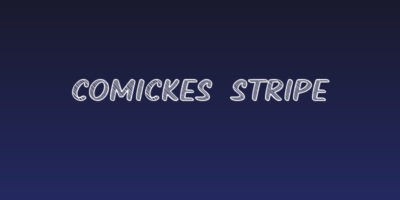 Comickes Stripe Social Header