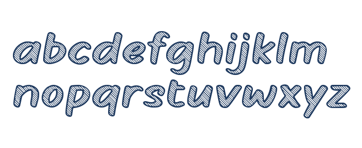 Comickes Stripe Lowercase