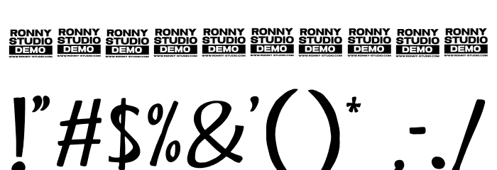 Comicks Demo Font OTHER CHARS