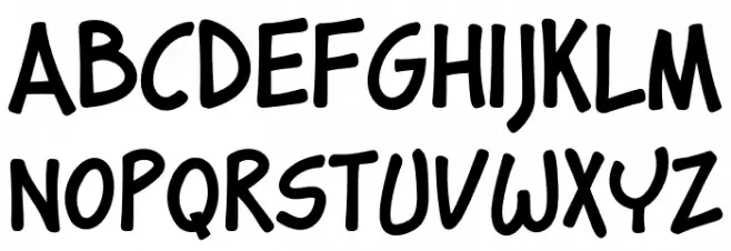 Comico Caratteri MINUSCOLO