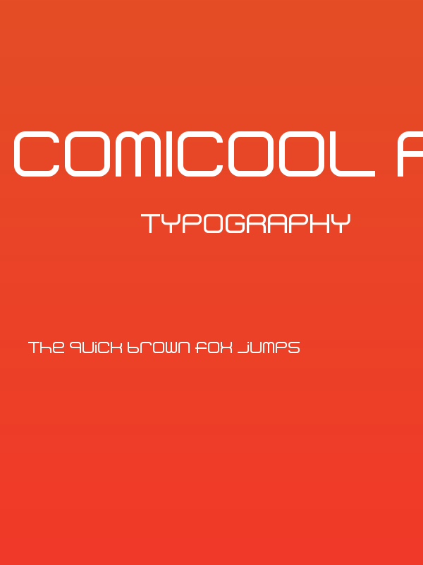 Comicool Regular Poster