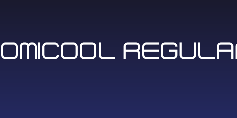 Comicool Regular Social Header