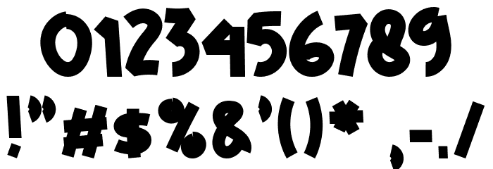 Comicoon Regular Font OTHER CHARS