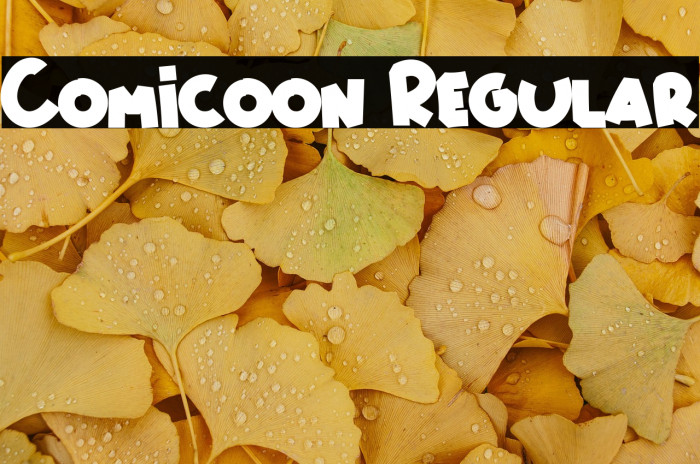Comicoon Regular Example 1
