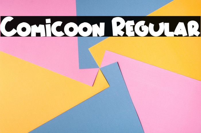 Comicoon Regular Example 2