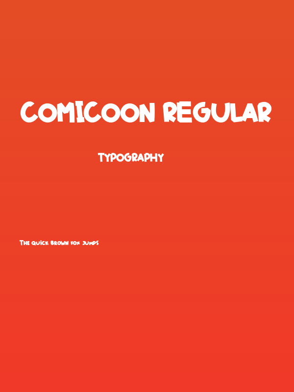 Comicoon Regular Poster
