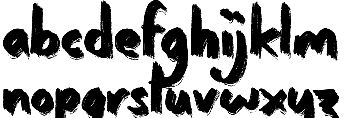 Comicron Font LOWERCASE