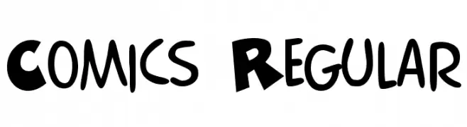Comics Regular  Скачать бесплатные шрифты