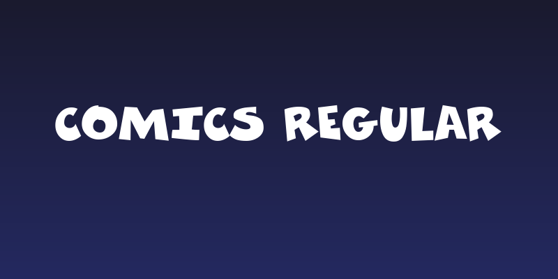 Comics Regular Social Header
