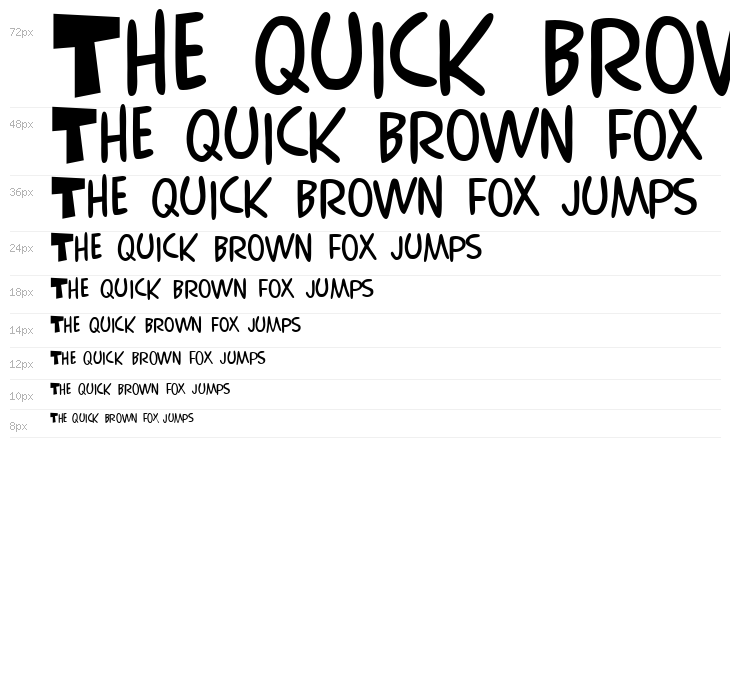 Comics Regular Waterfall