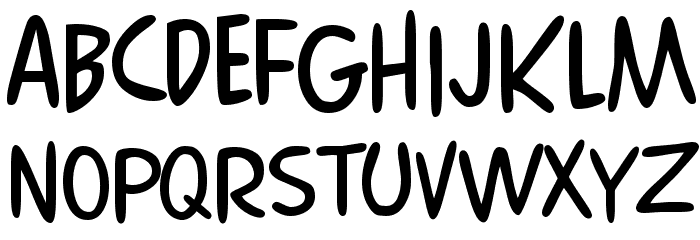 Comics Regular Font LOWERCASE