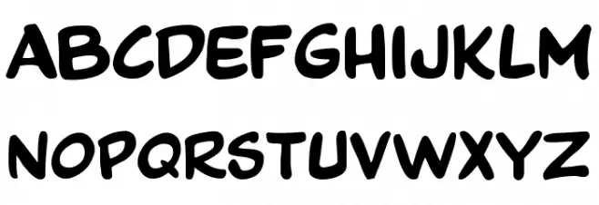 Comics Tricks Polices MAJUSCULES