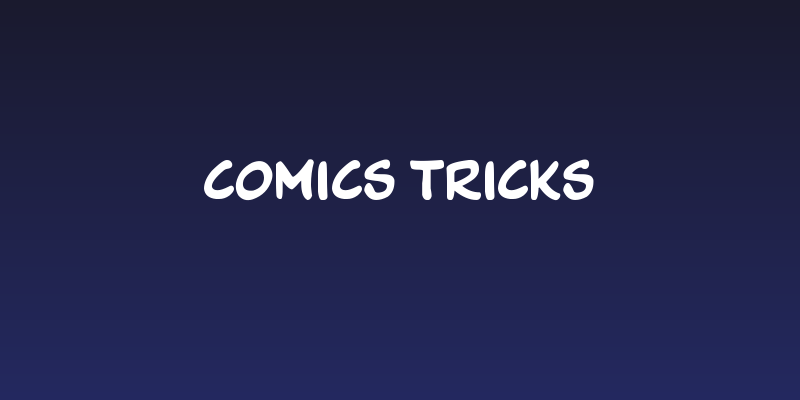 Comics Tricks Social Header