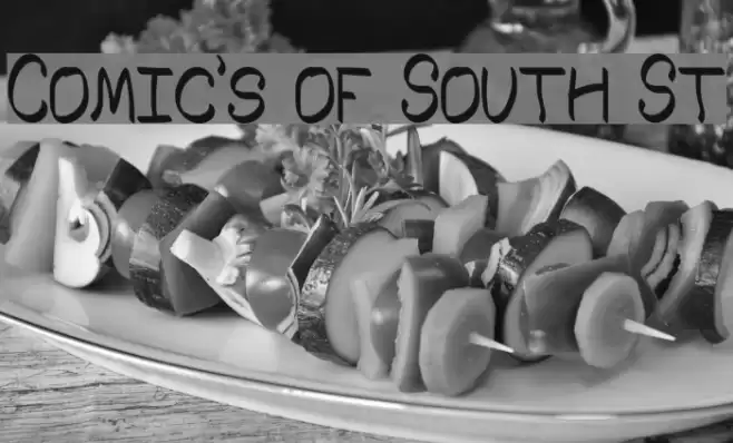 Comic's of South St examples