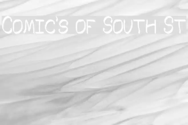 Comic's of South St examples