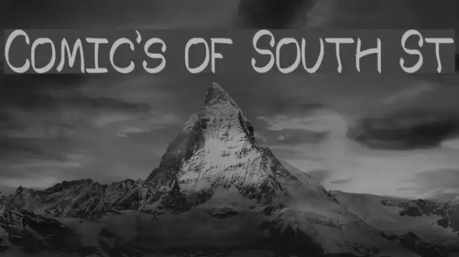 Comic's of South St examples